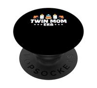 Twin Mom Era Mother Of Twins PopSockets Adhesive PopGrip