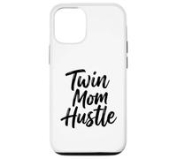 Twin Mom Hustle Funny Parenting Saying Design Case for iPhone 12/12 Pro