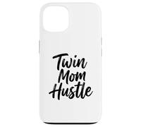 Twin Mom Hustle Funny Parenting Saying Design Case for iPhone 13