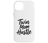 Twin Mom Hustle Funny Parenting Saying Design Case for iPhone 14 Plus