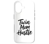 Twin Mom Hustle Funny Parenting Saying Design Case for iPhone 17