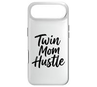 Twin Mom Hustle Funny Parenting Saying Design Case for iPhone Air