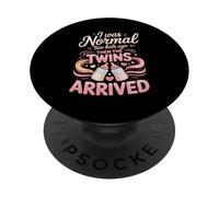 Twin Mom - I Was Normal Two Kids Ago Then The Twins Arrived PopSockets Adhesive PopGrip