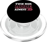 Twin Mom Mode Always On Mother Of Twins PopSockets PopGrip for MagSafe