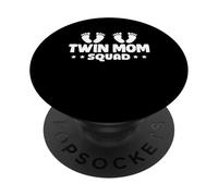 Twin Mom Squad Mother Of Twins PopSockets Adhesive PopGrip