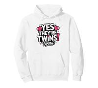 Twin Mom Yes They Twins Funny Answer Mama Question Humor Pullover Hoodie