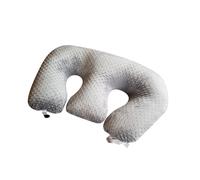 Twin Nursing Pillow for Breastfeeding, Double Support Pillow for Simultaneous Feeding, Machine Washable Cotton Cover