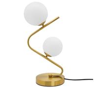 Twin Opal Globe Table Lamp Brass Desk Lamp Frosted Glass Sphere Bedside Light T516F