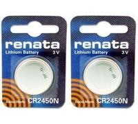 Twin Pack - 2 Renata CR2450 3v Lithium coin cell batteries [Electronics]