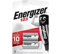 Energizer Lithium Photo 123 Battery (Pack of 2) E301029800