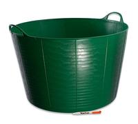 TWIN PACK. 2 x Extra Large Green Flexible Strong Red Gorilla® Storage Bucket Baskets AND SIZES