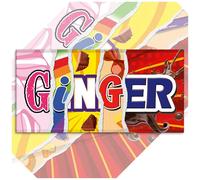 Twin Pack - 2x Ginger Funny Chocolate Bar Wrappers. Rude Joke Fathers Mothers Day Birthday Secret Santa Gift Novelty Prank Fun Friend Present (Chocolate Not Included). Pack of 2.
