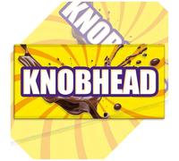 Twin Pack - 2x Knobhead Funny Chocolate Bar Wrappers. Rude Joke Fathers Mothers Day Birthday Secret Santa Gift Novelty Prank Present (Chocolate Not Included). Pack of 2.