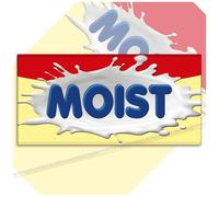 Twin Pack - 2x Moist Funny Chocolate Bar Wrappers. Rude Joke Fathers Mothers Day Birthday Secret Santa Gift Novelty Prank Present (Chocolate Not Included). Pack of 2.
