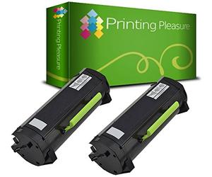 Twin-Pack 51B00A0 51B2000 Black Compatible Toner Cartridges for use in Lexmark MS317dn, MX317dn, MS417dn, MX417de, MS517dn, MX517de, MS617dn, MX617de