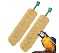 Twin Pack Cockatiel Parrot - Tweeter's Treats Seed Sticks For Budgies, Parrot Cage Swing Climbing Ladders Wooden Perch Chewing Toy For Conures, Love Birds, Small Parakeets, Cockatiels