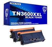 Twin Pack Compatible Brother Printer High Capacity 2x Black Toner Cartridge TN3600XXL For DCP-L5510DW HL-L5210DN HL-L6210DW HL-L6410DN MFC-L5710DN TN-3600XXL