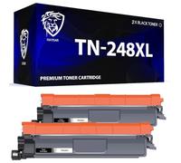 Twin Pack Compatible Replacement Brother TN-248XL High Capacity 2x Black INK Toner Cartridges For Brother TN248XL DCP-L3515CDW DCP-L3520CDW DCP-L3520CDWE HL-L3215CW HL-L3220CW HL-L8240CDW MFC-L8390CDW