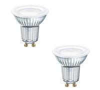 Twin-Pack Duracell GU10 LED 4.4W Equivalent to 50W Spot Light Bulb Warm White Socket Long Lasting Instant On