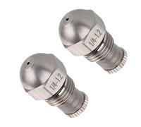 Twin Pack Fine Mist Nozzle 304 Rustless Building Uniform Scattering Pattern for Agricultural Cooling Outdoor Garden Mists Sprays Nozzle