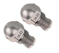 Twin Pack Fine Mist Nozzle 304 Rustless Building Uniform Scattering Pattern for Agricultural Cooling Outdoor Garden Mists Sprays Nozzle