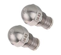 Twin Pack Fine Mist Nozzle 304 Rustless Building Uniform Scattering Pattern for Agricultural Cooling Outdoor Garden Mists Sprays Nozzle