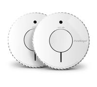 FireAngel Optical Smoke Alarm 2-Pack - FA6620 10-Year Battery Smoke Alarms for Home with Test/Silence Button - Replacement for FireAngel ST-622/ST-620 - Early Smoke Detector Fire Alarm - White