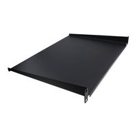 [Twin Pack] Fixed Cantilever Shelf 1U 350mm Deep Black 19 inch Data Cabinet Rack