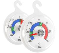 Twin Pack Fridge Freezer Thermometer Dials - 65mm Analogue