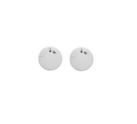 Twin Pack Kidde Firex KF20 Mains Powered Optical Smoke Alarm with 9V Back Up Bat