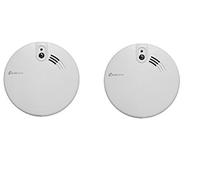Kidde Firex Kf20 Twin Pack -Mains Powered Smoke Alarm With Alkaline Back-Up Battery