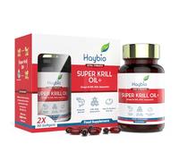 Twin Pack Krill Oil Capsules High Strength - Organic Joint Care Pain Relief Supplements - Antarctic Pills - Includes Omega 3 (500mg), DHA & EPA