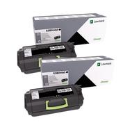Lexmark MS817dn Printer Toner Cartridges (2 Pack) -53B0HA0 Multipack Original