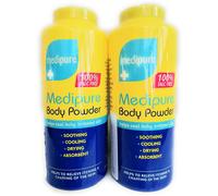 Twin Pack Medipure Medicated Body Powder 100% Talc Free 200g