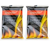 TWIN PACK OF BAR-BE-QUICK NATURAL FIRELIGHTERS - Safe and Easy to use!
