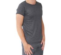 Twin Pack of Mens Thermal Short Sleeved Tshirt Size: 5XL (XXXXXL) Colour: Dark Grey/Charcoal