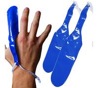 Twin Pack (Pair) - RE-GEN Blue Catering Kitchen Adjustable Dressing Cot Protection Finger Stall (Medium)