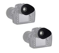 (Twin Pack) PROfezzion Soft Large Eyecup Viewfinder with Optical Glass for Nikon D850 D810A D810 D800E D800 D500 Df D5 D4S D4 D3X D3S D3 Replaces Nikon DK-19 Round Eyepiece