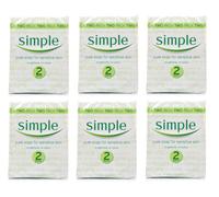 Twin Pack Simple Pure Soap For Sensitive Skin No Perfume No Colour