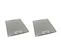 Twin Pack Universal Metal Cooker Hood Grease Filters 258mm X 318mm - Compatible Replacements By Ufixt