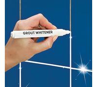 Twin Pack White Grout Pen - Restore tile grout in bathrooms & kitchens