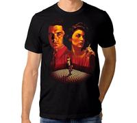 Twin Peaks Art T-Shirt, Dale Cooper Audrey Horne Men's Women's Tee Size M Black