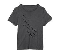 Twin Peaks Black as Midnight T-Shirt, Women's Plus, Dark Heather Grey, 1X