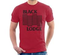Twin Peaks Black Lodge Black Flag Logo Men's T-Shirt