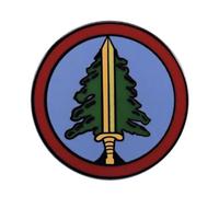 Twin Peaks Bookhouse Boys Logo Emblem Symbol Citizens Brigade Secret Society Tree Sword Agent Cooper Classic TV Show 1.2" Enamel Pin, 3.05 Cm, Enamel, Enamel