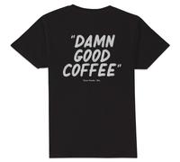 Twin Peaks Damn Good Coffee Unisex T-Shirt - Black - 4XL