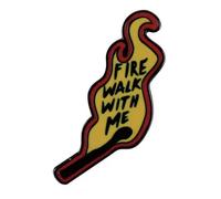 Twin Peaks Fire Walk with Me Match Matchstick FYRE Agent Dale Cooper Diane Red Room Owl Room Black Lodge David Lynch TV Show 1.25" Enamel Pin Badge