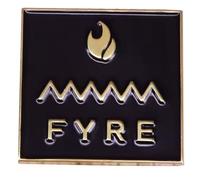 Twin Peaks FYRE Fire Walk With Me Laura Palmer Special Agent Dale Cooper Owl Cave Black Lodge Red Room David Lynch TV Show 1" Enamel Pin Badge