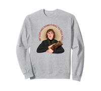 Twin Peaks Log Lady Sweatshirt, Adult Unisex, Heather Grey, Small