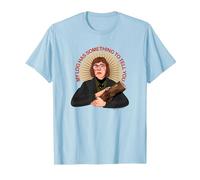 Twin Peaks Log Lady T-Shirt, Men, Baby Blue, Small